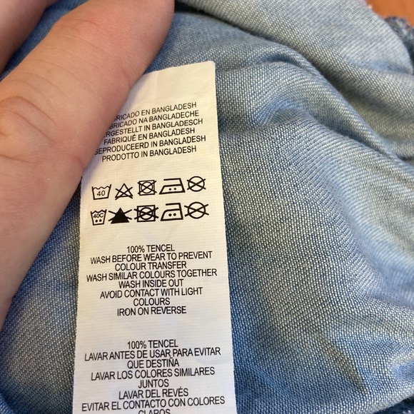 Denim&Co Light Blue Wide Leg Pants - Picture 10 of 10